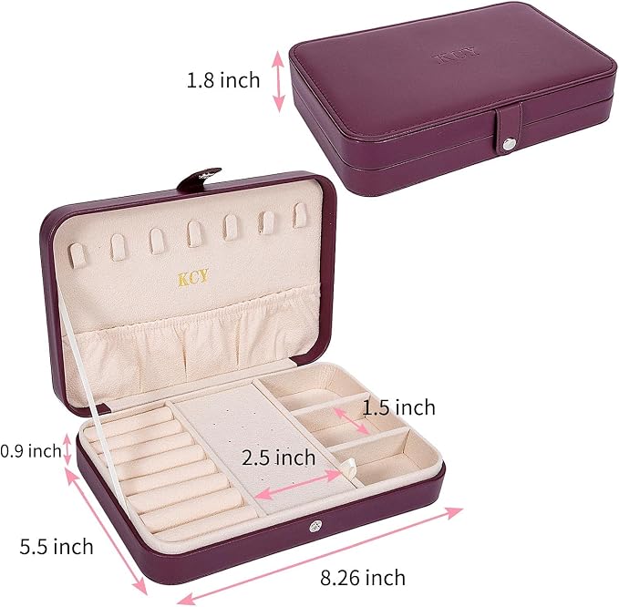 KCY Travel Jewelry Organizer Box - Image 4
