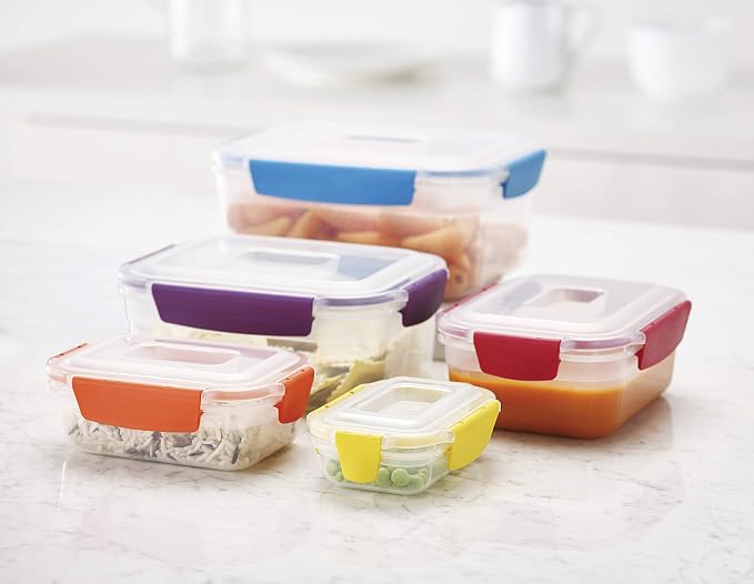 Joseph Joseph Nest Lock Plastic BPA Free Food Storage Container Set - Image 5