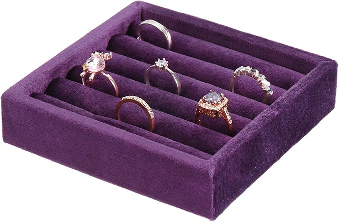 uxcell Stackable Jewelry Storage Tray, Jewelry Tray Drawer Organizer, Small by uxcell