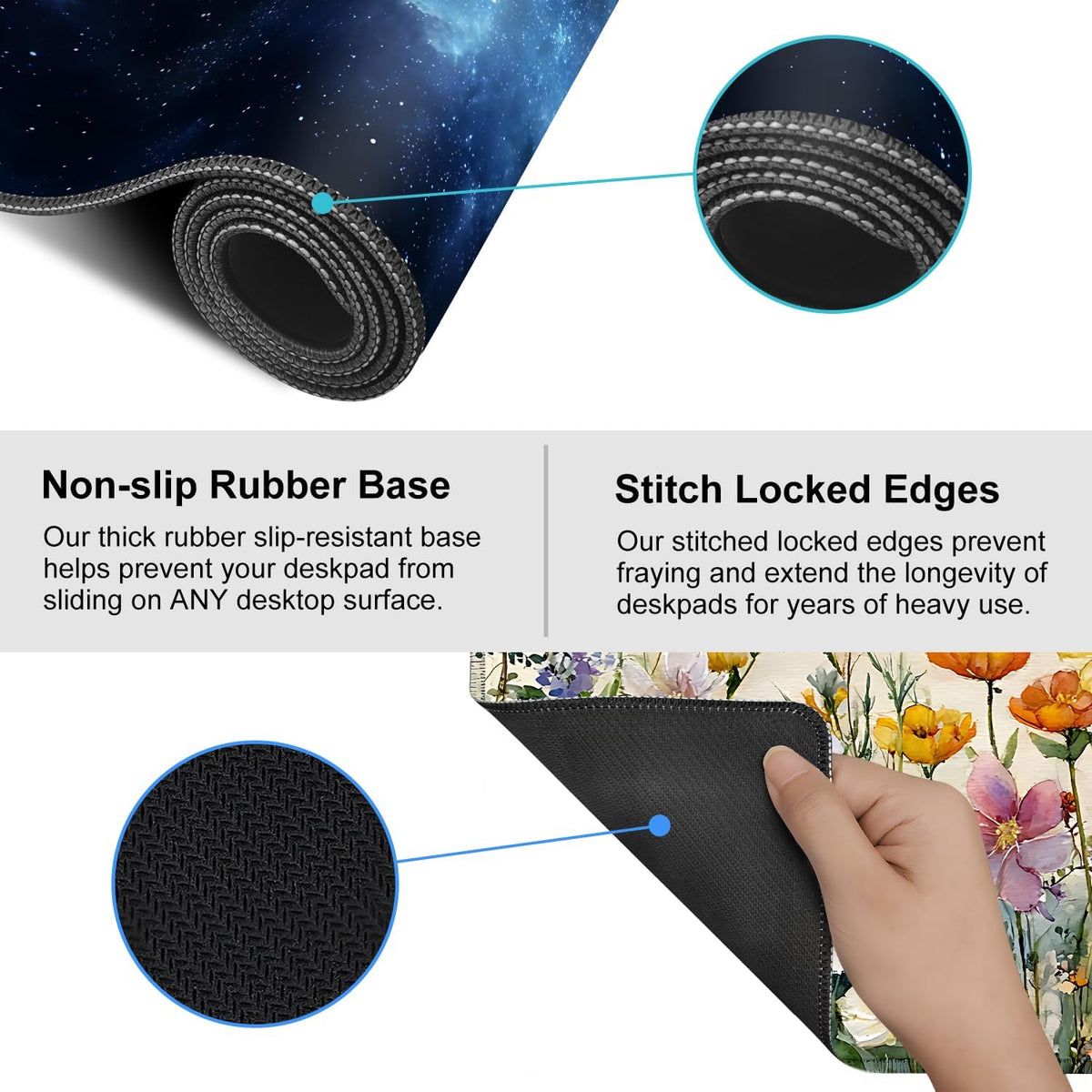 Galaxy Mouse Pad – Large Extended Desk Mat 35.43 x 15.75 in – Deep