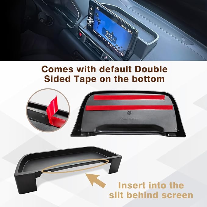 Muslogy for 2025 2024 2023 Pilot Dash Storage Tray Insert Behind Screen Center - Image 4