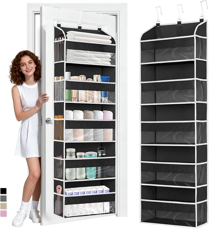 Over The Door Organizer-5 Layers Large Pockets, Heavy Duty Door Organizer by Unknown