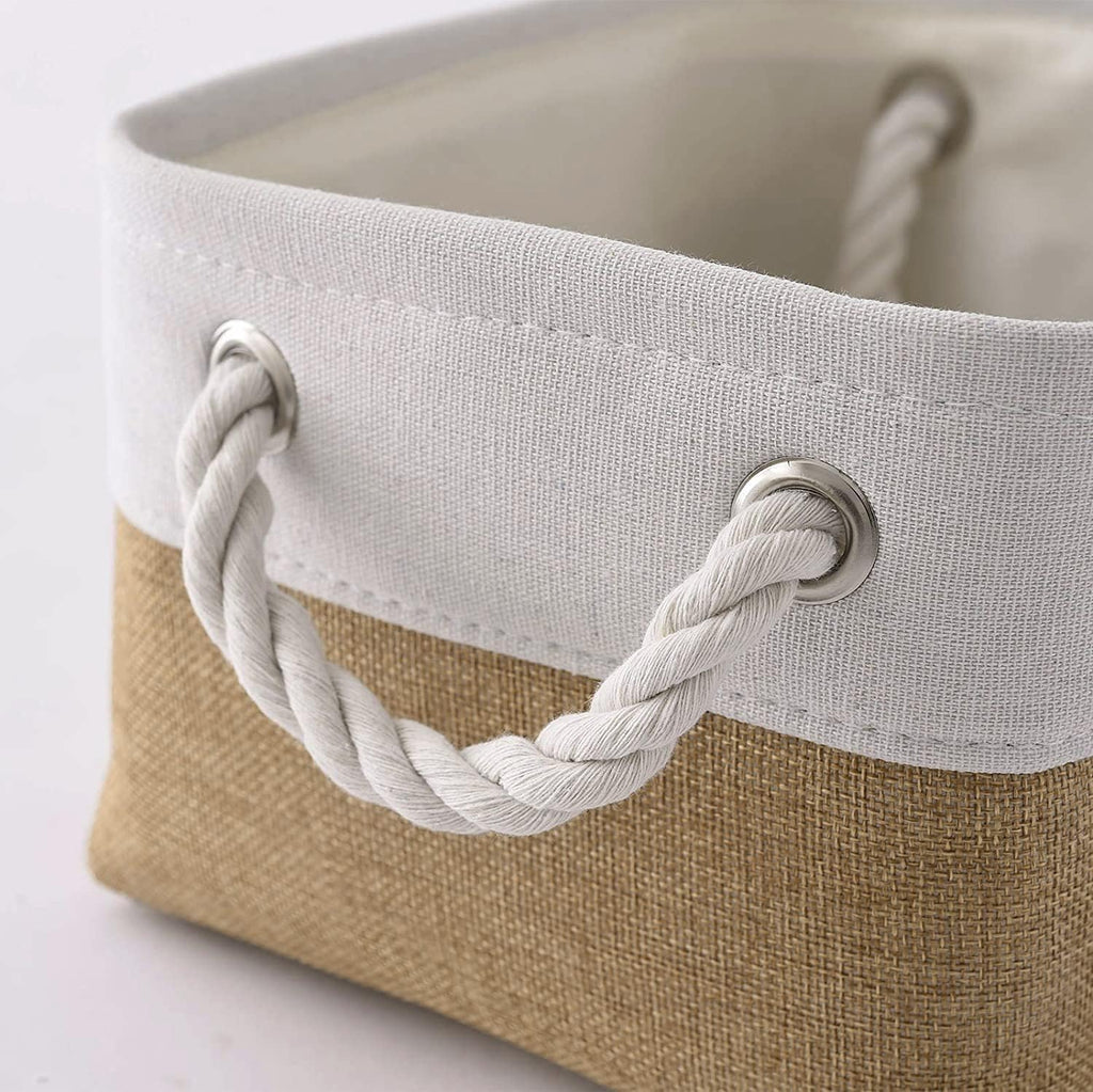Small Baskets for Organizing, [6 PCS] Collapsible Storage Baskets for
