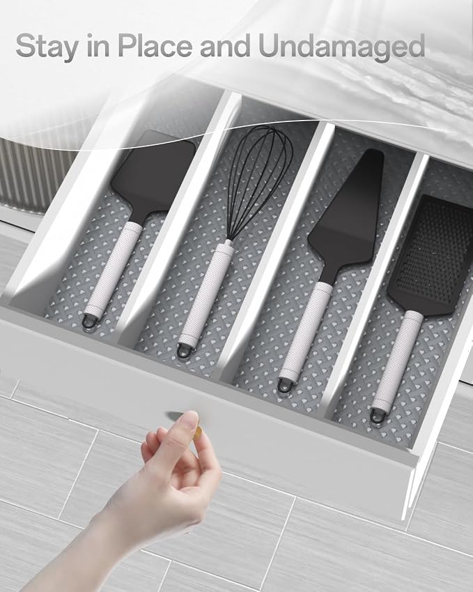 Shelf and Drawer Liner for Kitchen Cabinet, Non-Adhesive 18in x 240in - Image 8