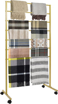 Scarf Organizer, Scarf Display Stand, 7 Tier Metal Scarf Holder Organizer by MARTEXBUY