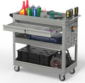 3 Tier Rolling Tool Cart on Wheels, 550 LBS Tool Cart by Cobinery
