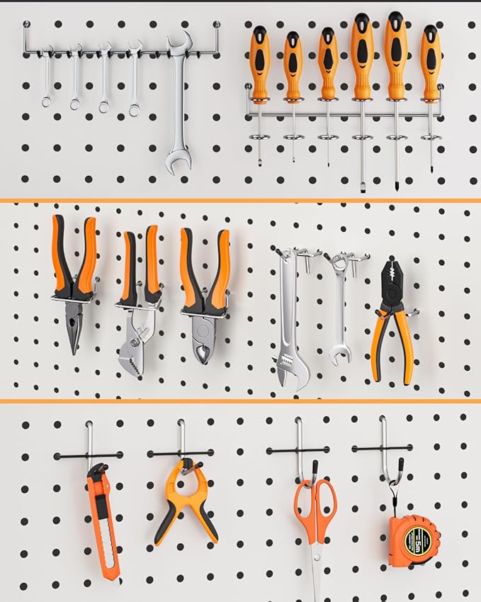 INCLY Pegboard Hooks Set for Hanging Tools - Image 5