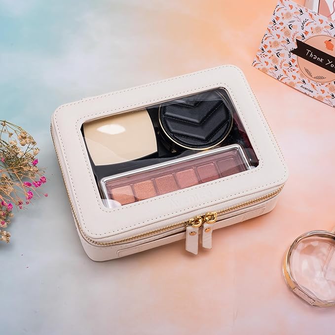 Aveniee Clear Makeup Bag Organizer, Travel Toiletry Bag Cosmetic Case - Image 7