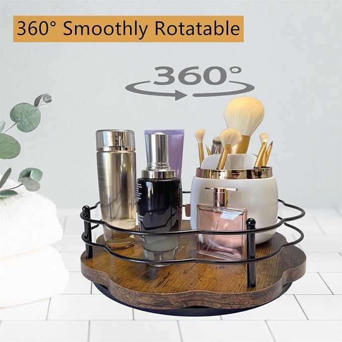 2 Pack, 360° Rotating Lazy Susan Organization and Storage - Image 3