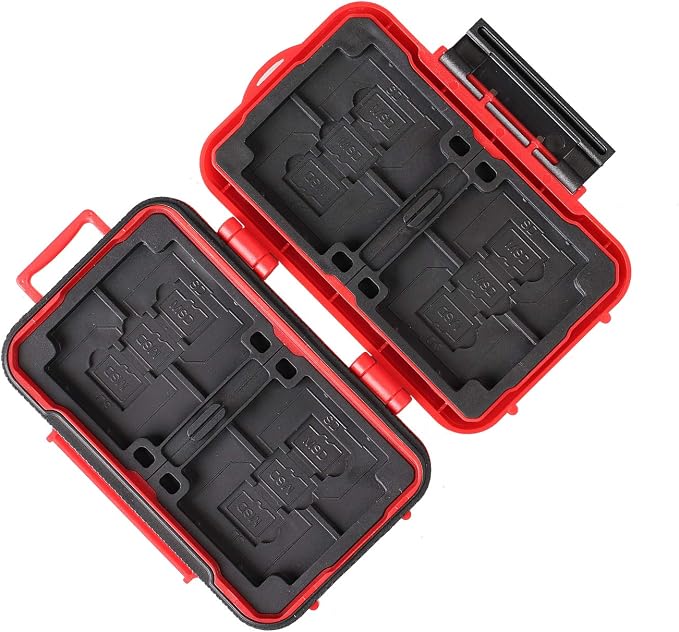 LYNCA 24 Slots Camera Memory Card Case Holder Water-Resistant Anti-Shock SD - Image 8