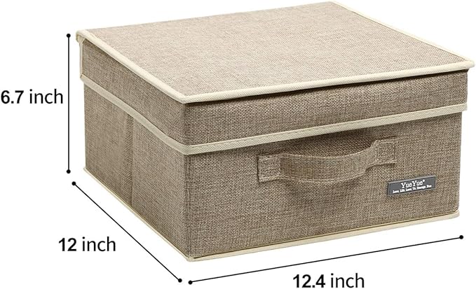 YueYue 4 Pack Small Fabric Storage Box - Image 6