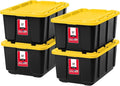 IRIS USA 27 Gallon Heavy Duty Truck Bed Toolbox Storage Tote Bins by IRISUSA