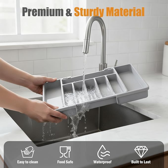 Large Expandable Silverware Organizer - Image 6