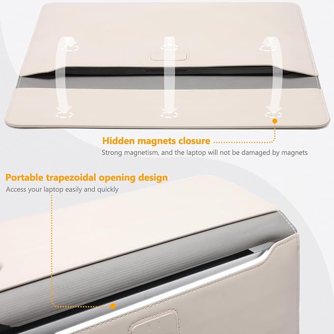 HYZUO 13.3-14 Inch Laptop Sleeve Case - Image 4