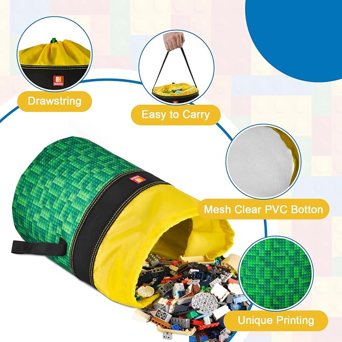 Toy Storage Organizer Basket Bag - Image 4