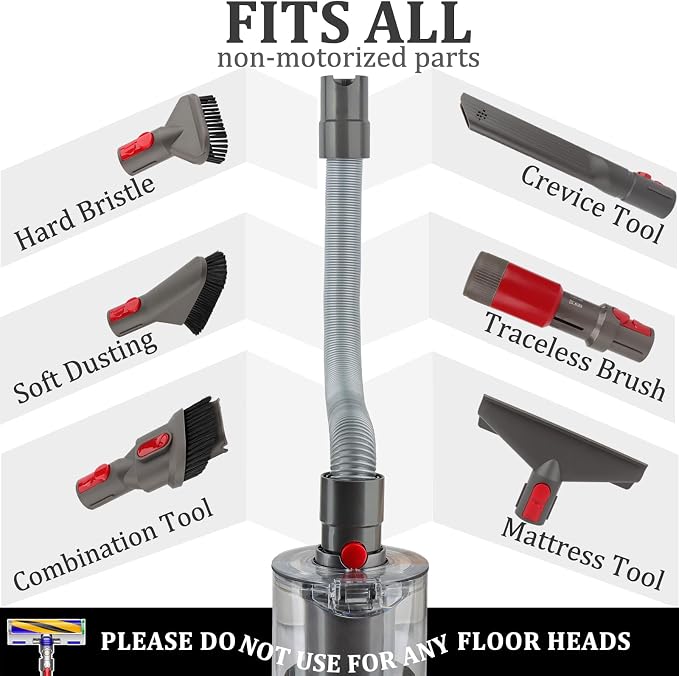 Attachments Kit for Dyson V15 V15s V9 V8 V11 V12 V10 V7 Gen5 Cordless Vacuum - Image 3