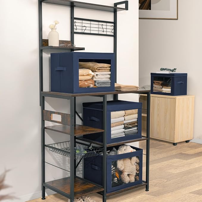 Stackable Storage Bins with Lids - Image 6