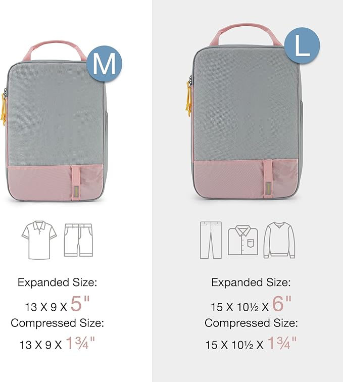 BAGSMART 6 Set /4 Set/2 Set Compression Packing Cubes - Image 2