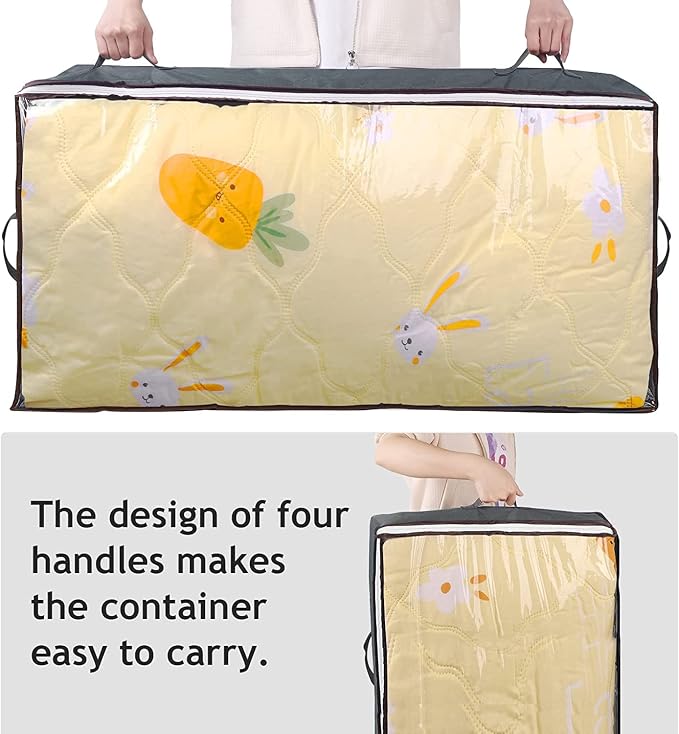 90L Under Bed Storage Containers, Underbed Toy Organizers and Clothing Storage - Image 3
