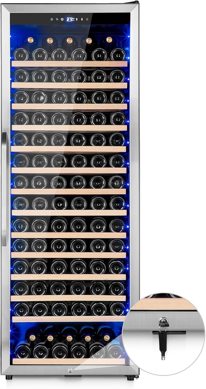 Wine Cooler Refrigerator, 179 Bottles Professional Wine Fridge by Velivi-SpecialistinFridge