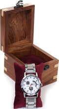 Wooden Watch Box for Men & Women, Luxury Watch Organizer & Display Case by BRAINMART