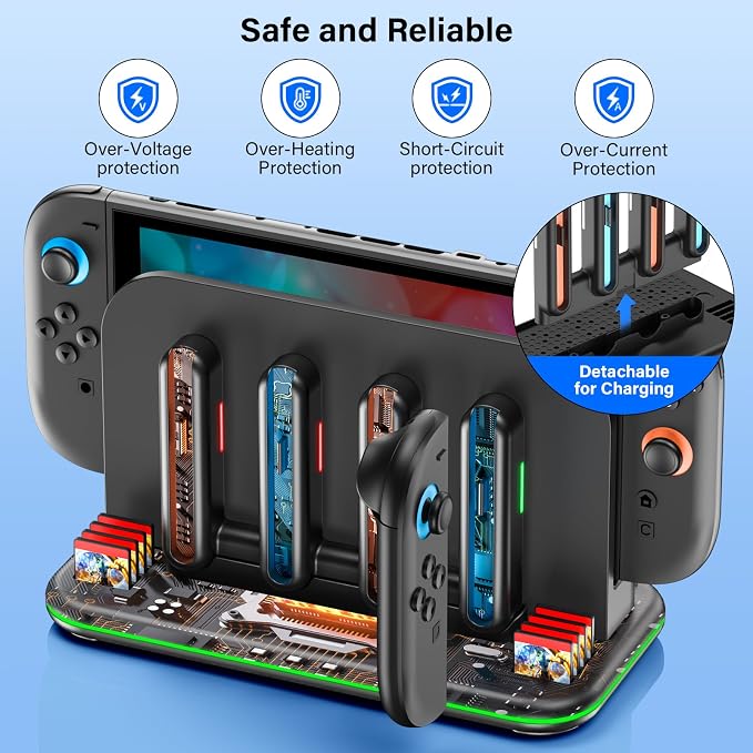 Switch 2 Controller Charger, 3H Fast Charging Dock - Image 4