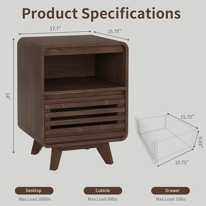 3 Piece Bedroom Set, Tall Dresser and Nightstand Sets - Image 6