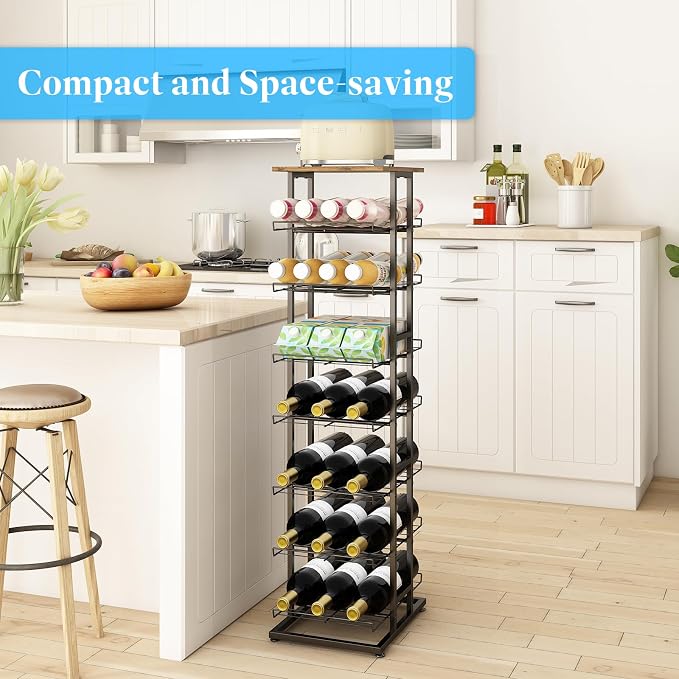 GILLAS 3 5 6 7 8 Tier Water Bottle Storage - Image 7