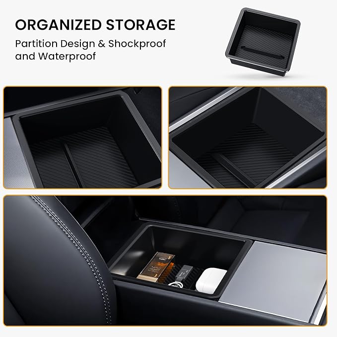 2PCS Center Console Organizer Tray - Image 5
