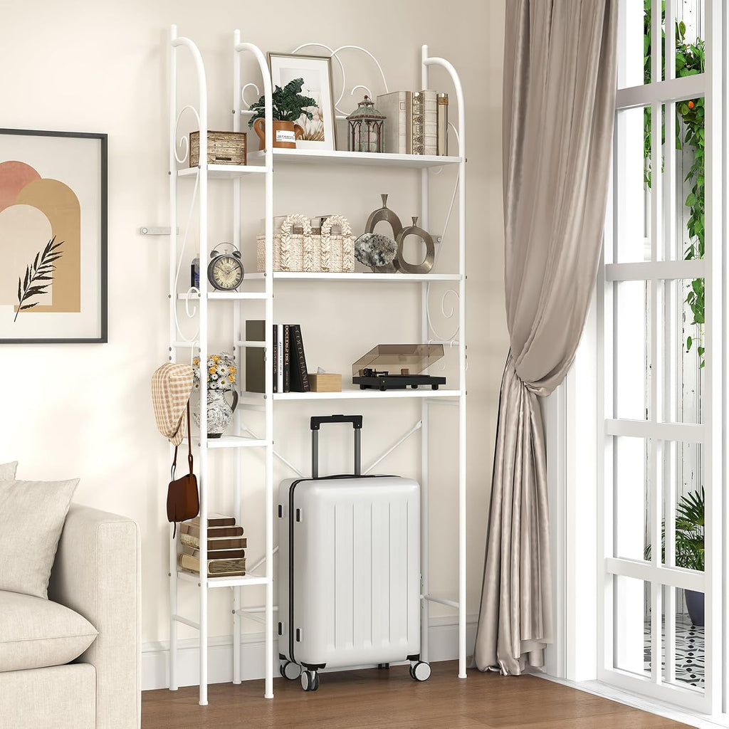 7-Tier Over the Toilet Storage Rack, Heavy-Duty Metal Bathroom