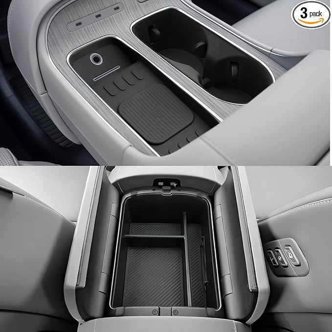 CDEFG 3Pcs for 2026 Hyundai Palisade Center Console Organizer for 2026 Hyundai by CDEFG