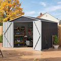 8x8 FT Outdoor Storage Shed, Garden Shed by AirWire