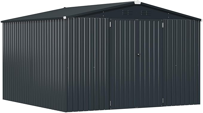 AECOJOY Shed 10' x 14' Storage Shed, Outdoor Storage Sheds & Outdoor Storage - Image 7
