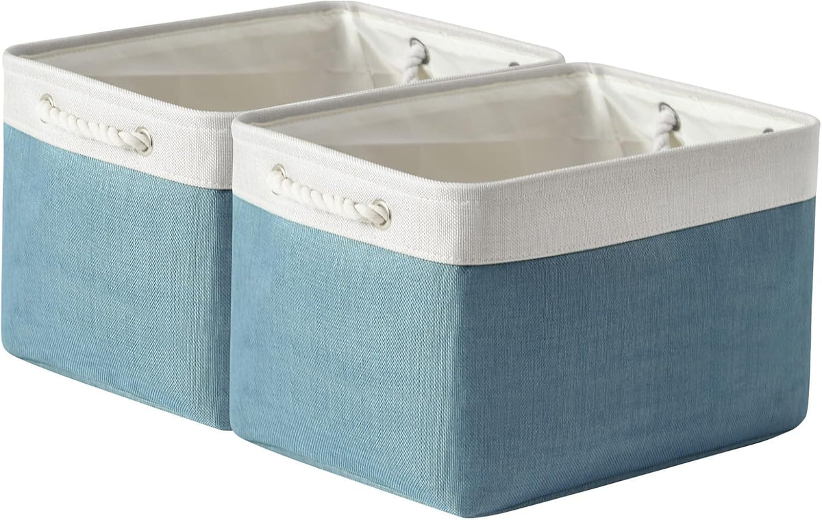 TcaFmac Organization and Storage Basket for Organizing - 16x12x12 inch