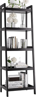 Bookshelf, 5 Tier Ladder Bookcase by VOVALACraftingDreamHomes