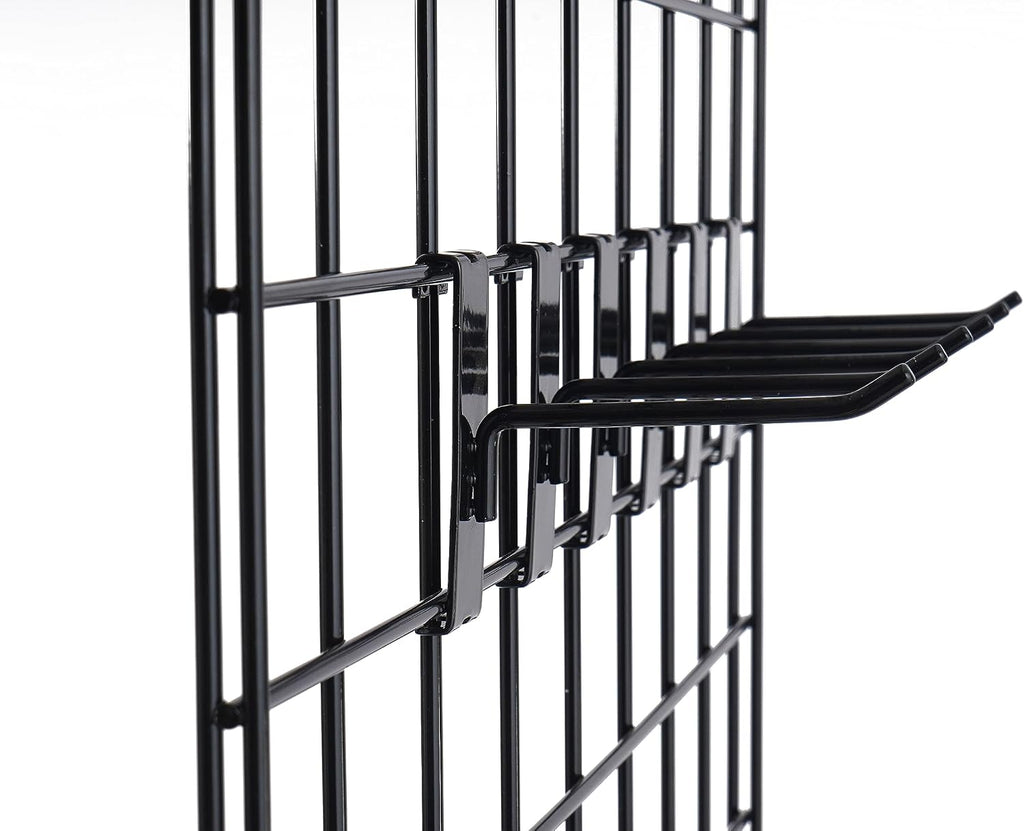 Gridwall Hooks 4 Inch,50PC Display Hooks for Grid Wall, Heavy Duty