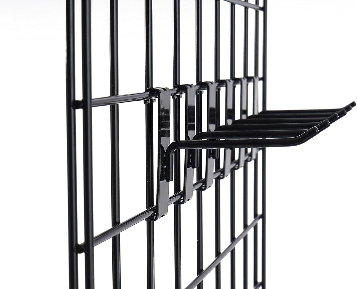 Gridwall Hooks 4 Inch,50PC Display Hooks for Grid Wall, Heavy Duty