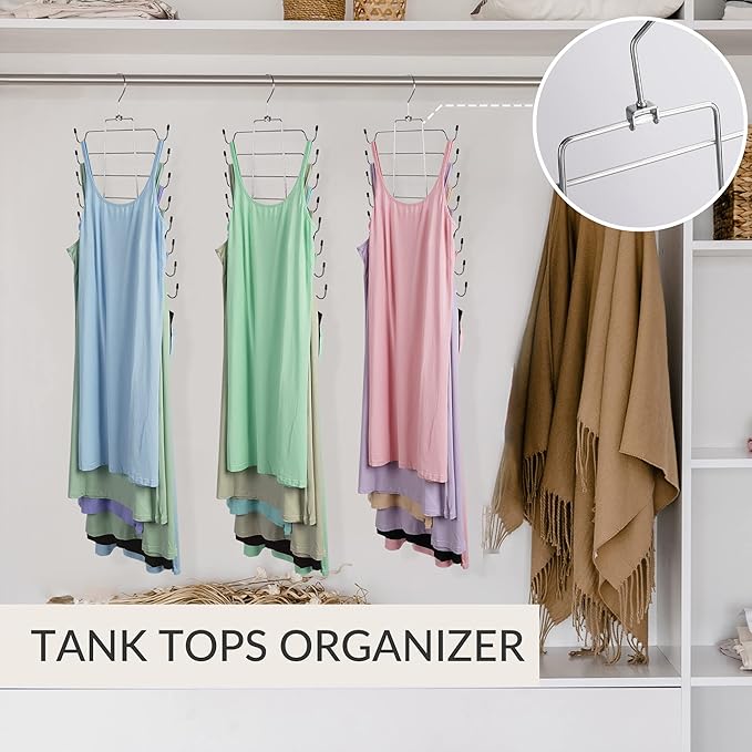 ZEDODIER Tank Top Hanger Space Saving, Bra Hangers - Image 4