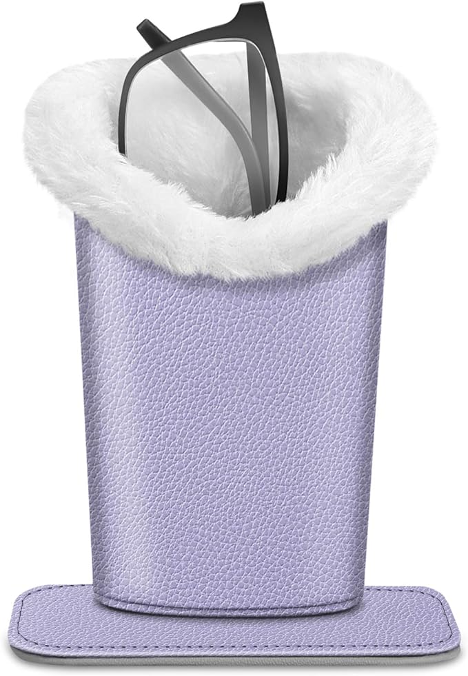 Fintie Plush Lined Eyeglasses Holder, Glasses Stand Case, Anti-scratch Glasses by Fintie