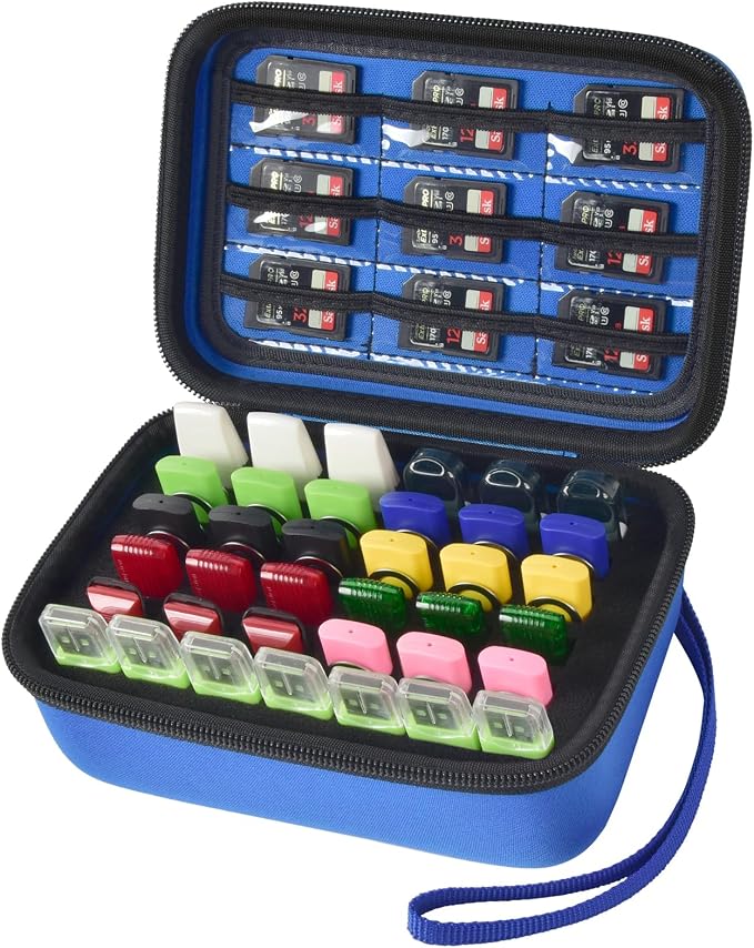 USB Flash Drive Case, SD Card/Memory Stick Pouch by ALKOO