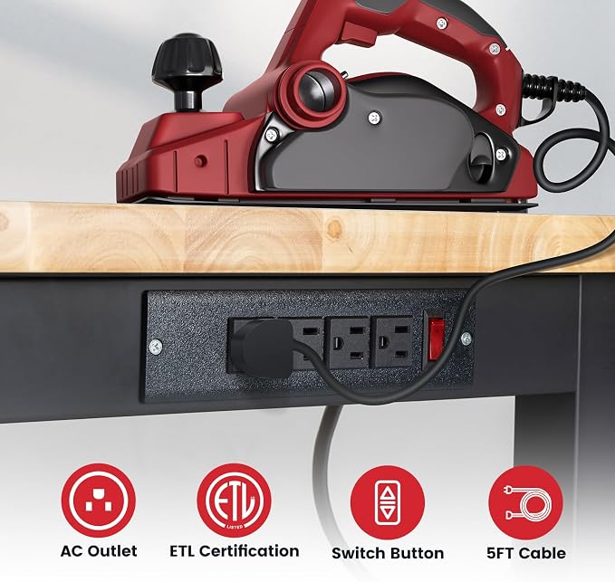 Work Table for Garage 60 Inch Workbench - Image 4