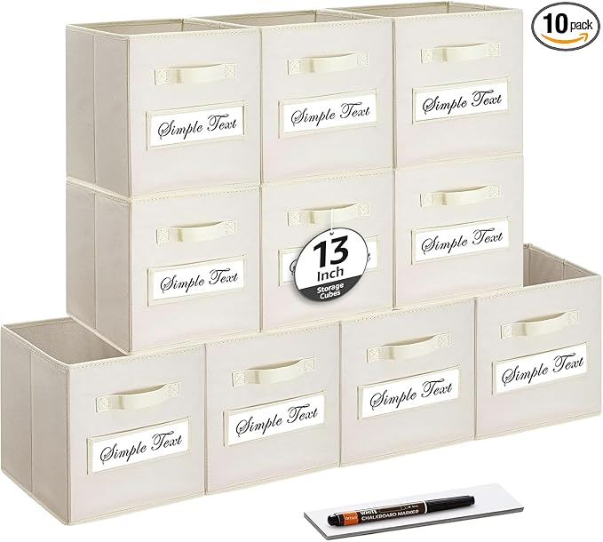 artsdi 13x13x13 storage cube bins Fabric storage cubes by Artsdi