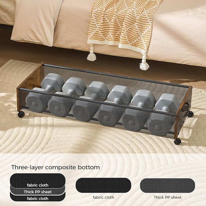 Under Bed Storage with Wheels, XXXXL Larger Under Bed Drawers On Wheels - Image 7