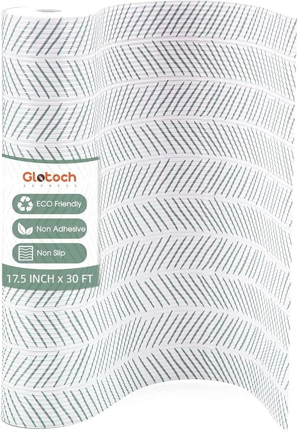 Glotoch Premium Non Slip Shelf Liner, Non-Adhesive Drawer Liner, Waterproof by GlotochExpress