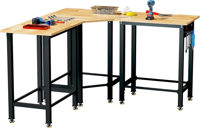 Betterhood 48"/60" Heavy-Duty Adjustable Workbench by Betterhood