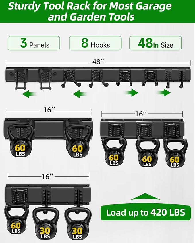Garden Tool Organizer 48 in - Image 4