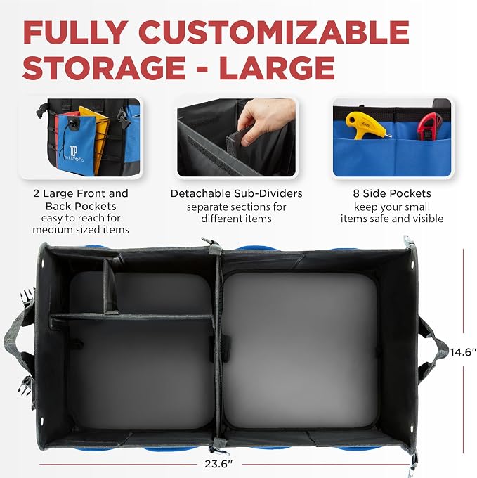 TRUNKCRATEPRO Car Trunk Organizers | Trunk Organizer, Car Storage Organizer - Image 2