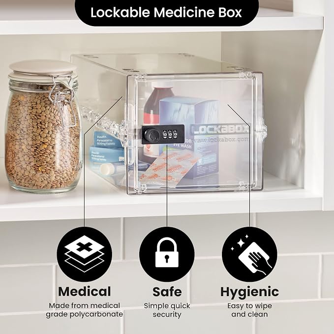 Lockabox One™ | Premium Lock Box | Medium Combination Lock Box - Image 8