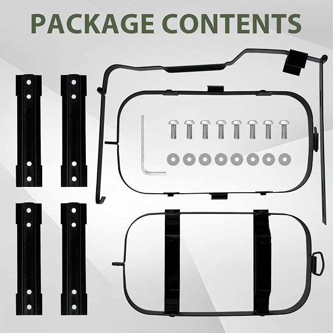 JUST-V Jerry Gas Can Holder 5 Gallon Water Storage Containers Holder Mount Only - Image 7