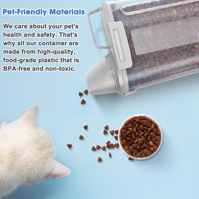 TBMax Pet Food Storage Containers 2 Pack 8-10 Lbs Airtight Dog Food Container - Image 7